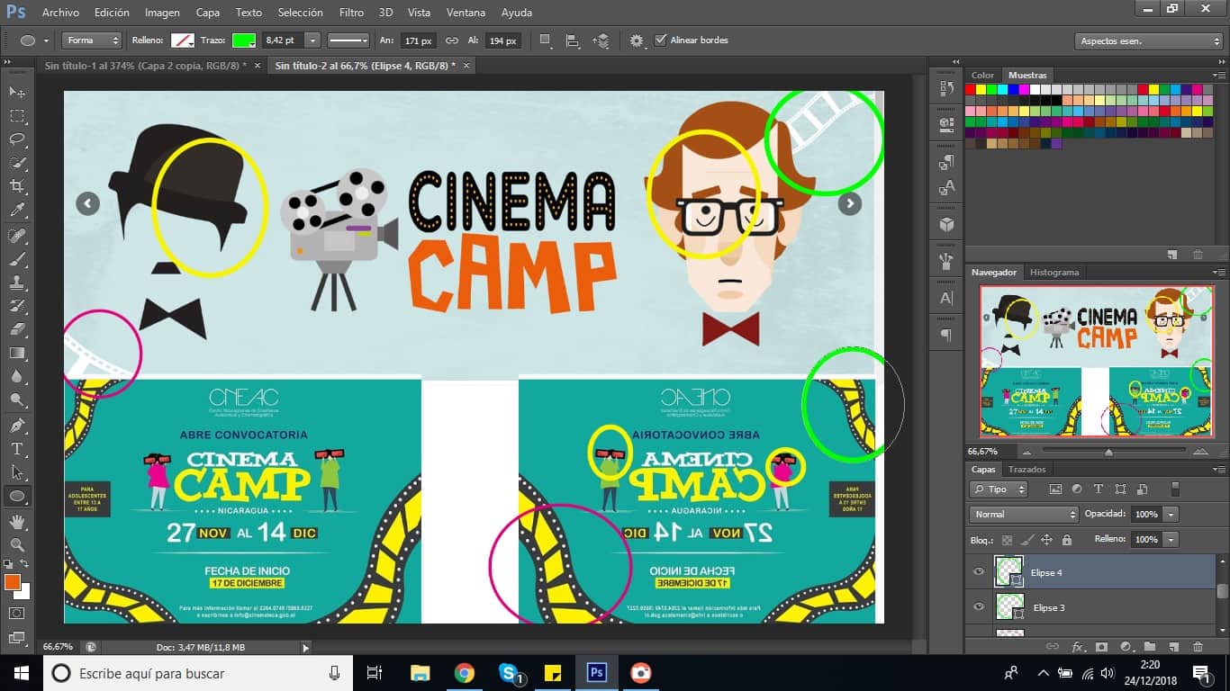 Comparativa entre Cinema Camp y Cinema Camp Nicaragua, ¿Coincidencia o Plagio?
